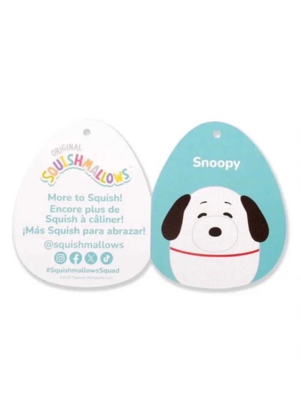 Squishmallows 8” Snoopy Dog Peanuts 75th Anniversary Comic Style Edition BNWT - Picture 5 of 9